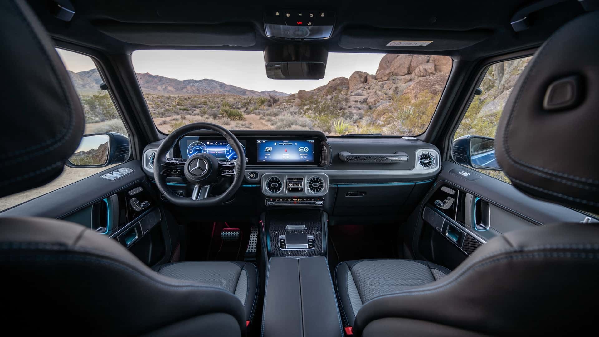 Mercedes Klasa G 2024 wnętrze
