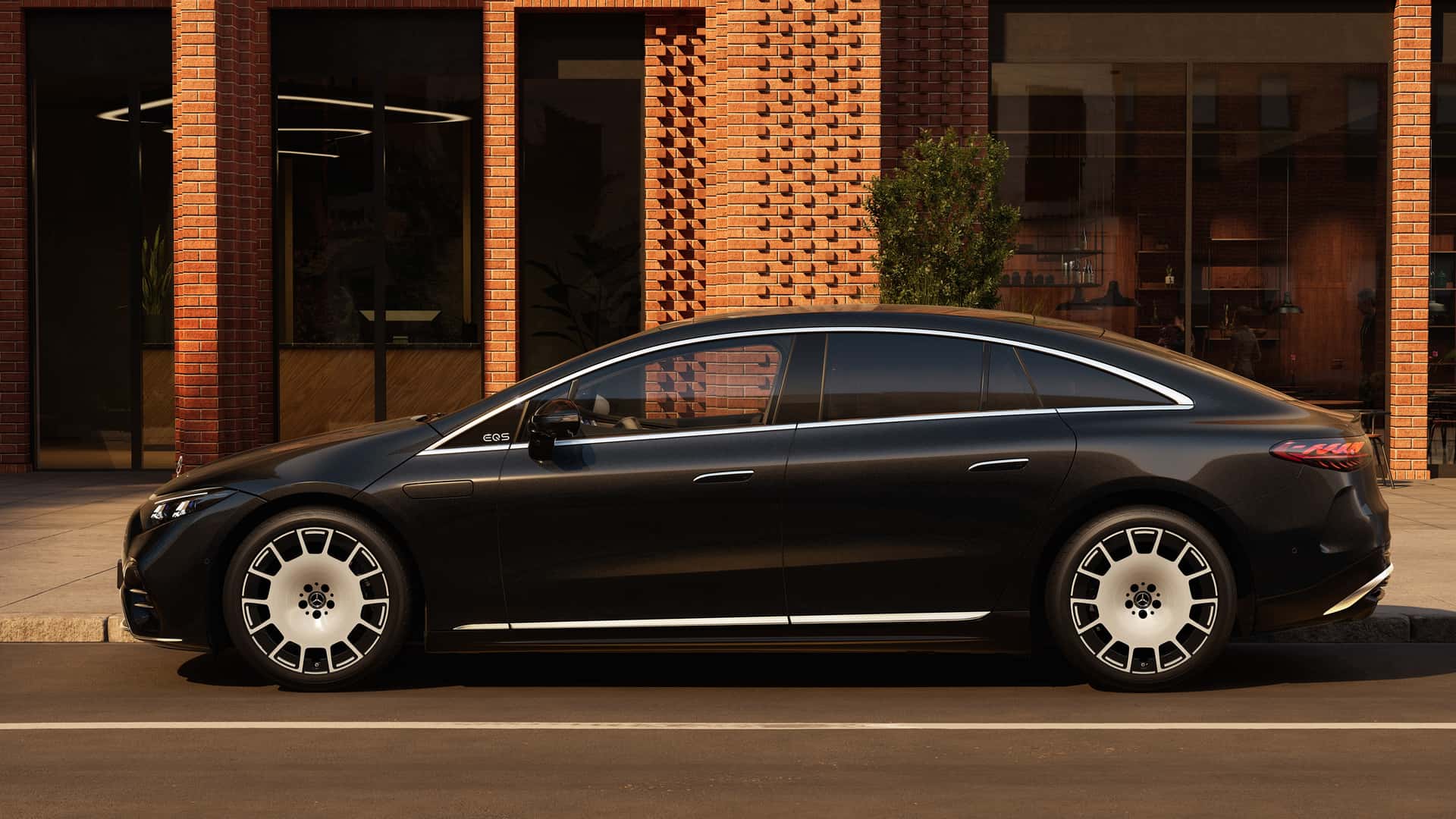 Mercedes EQS FL sylwetka