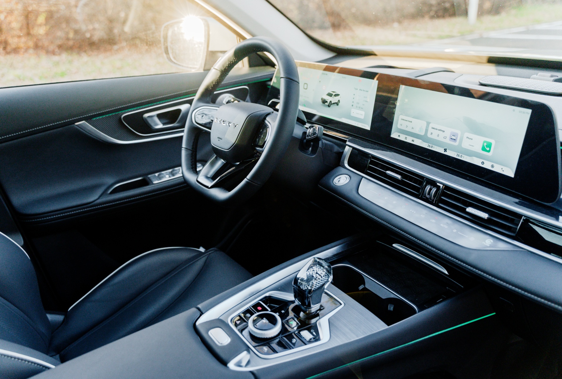 Chery Tiggo 7 kokpit