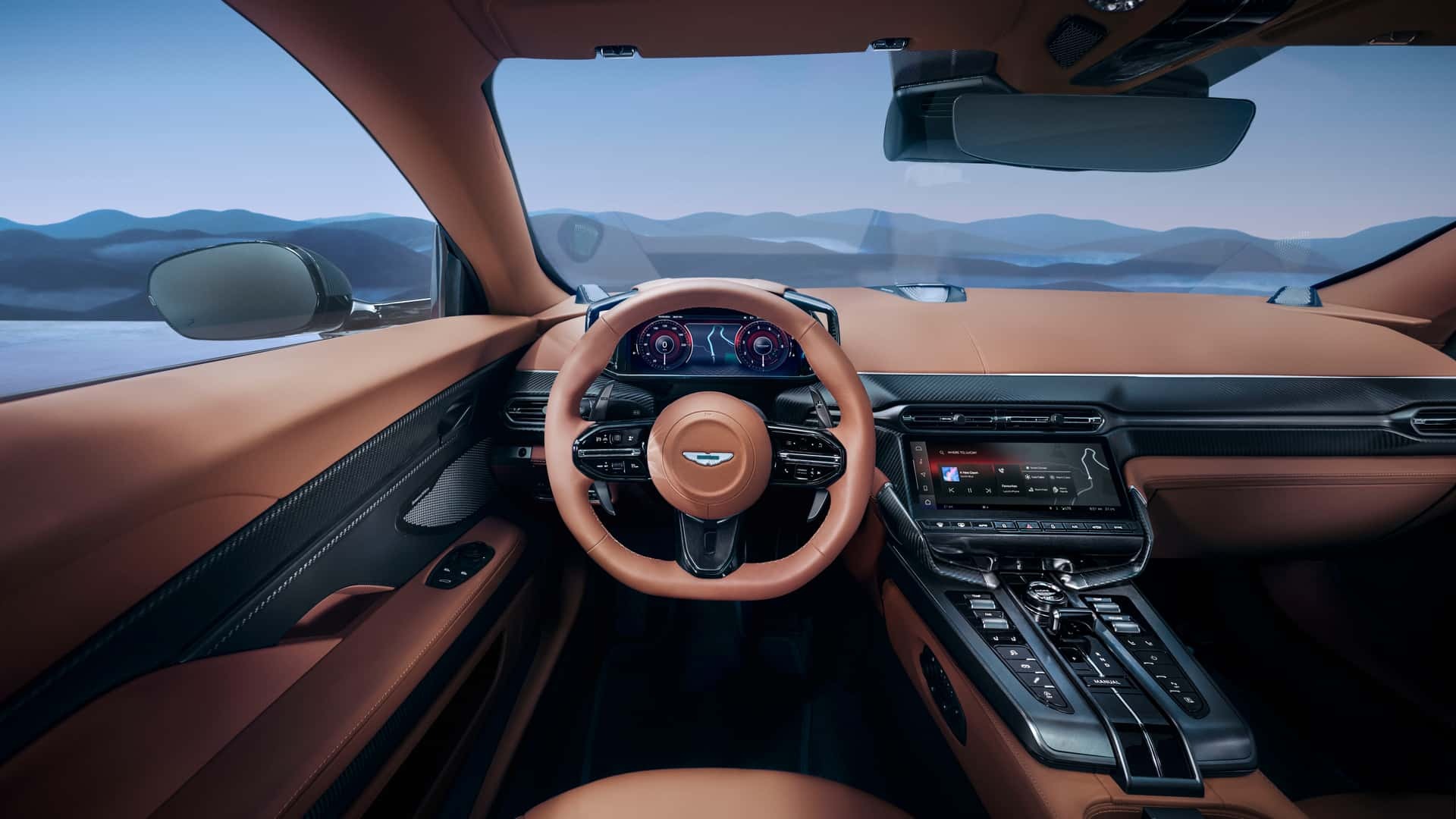 Aston Martin Vanquish wnętrze