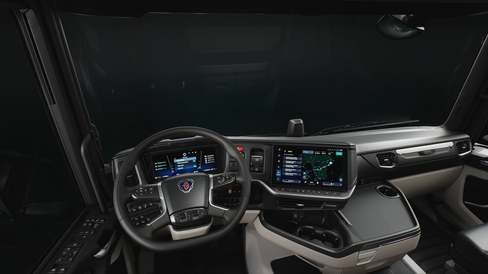 Scania kokpit