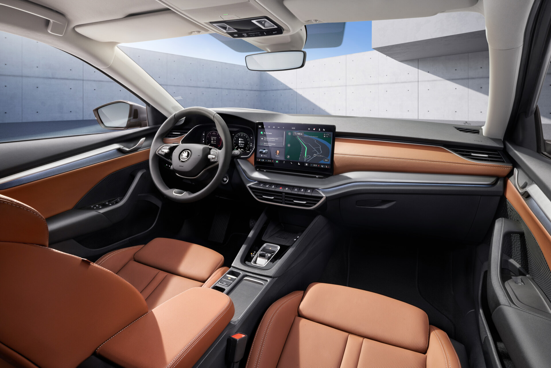 Skoda Octavia FL wnętrze
