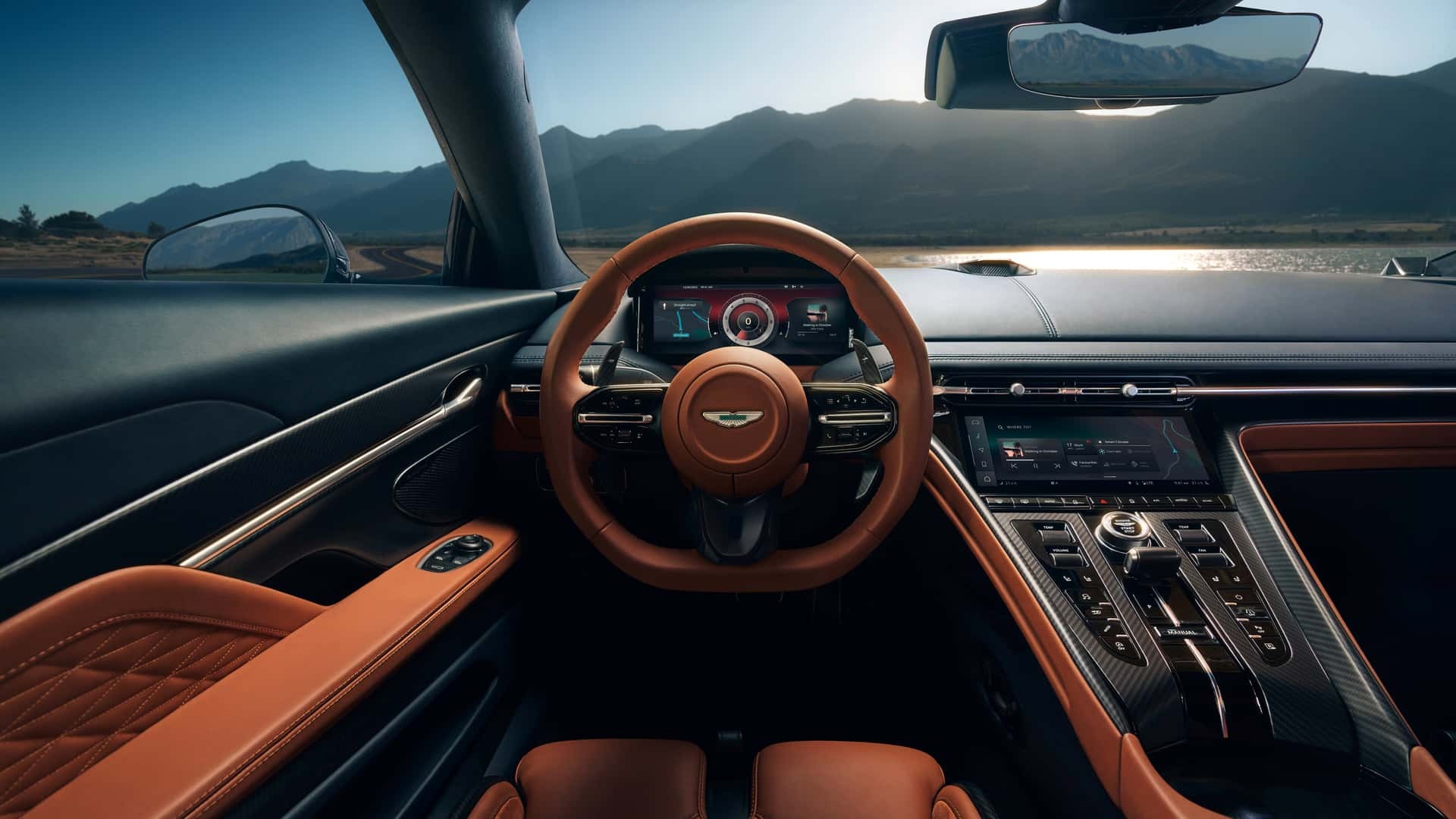 Aston Martin DB12 wnętrze