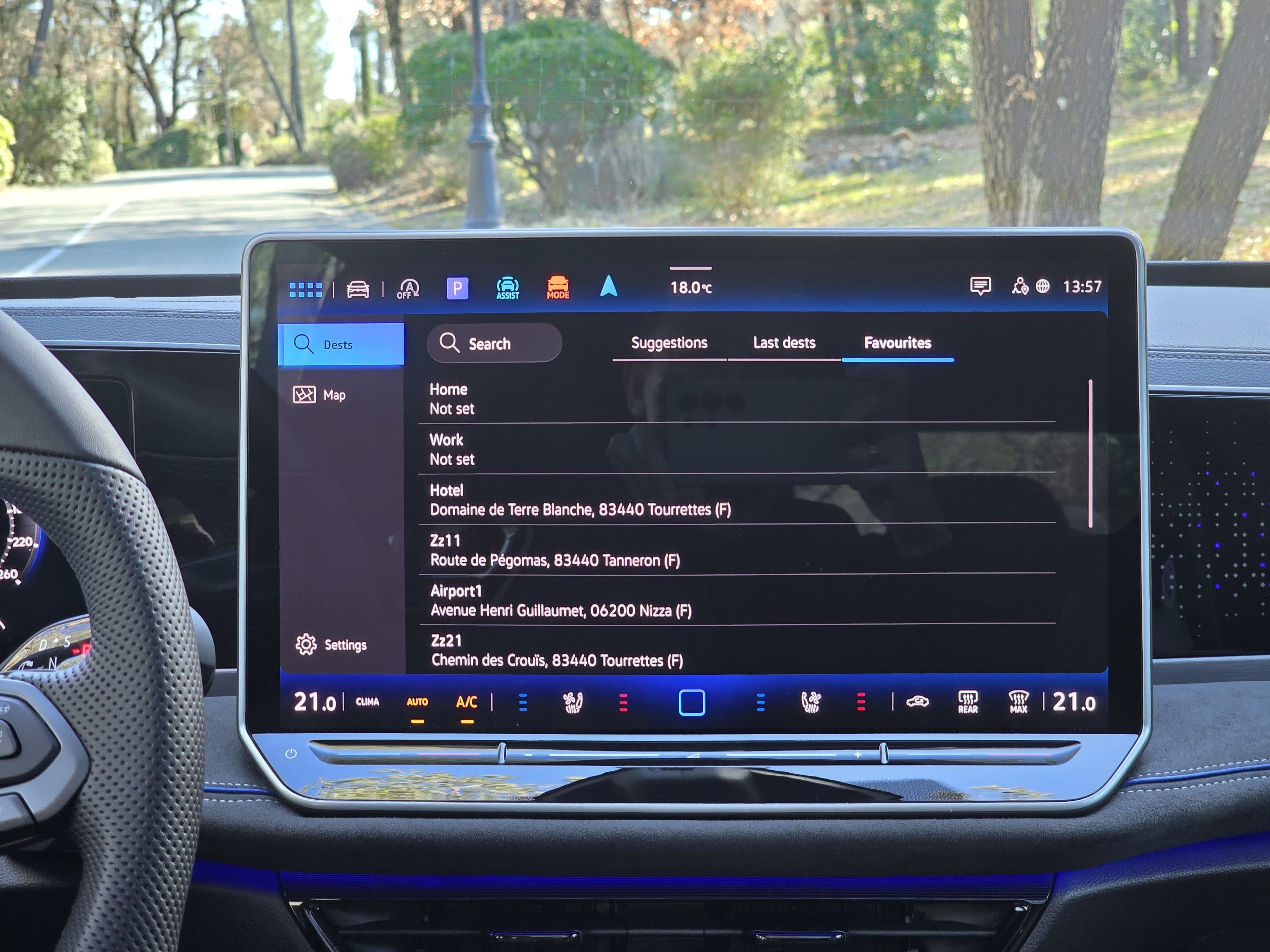 VW Passat 2024 ekran