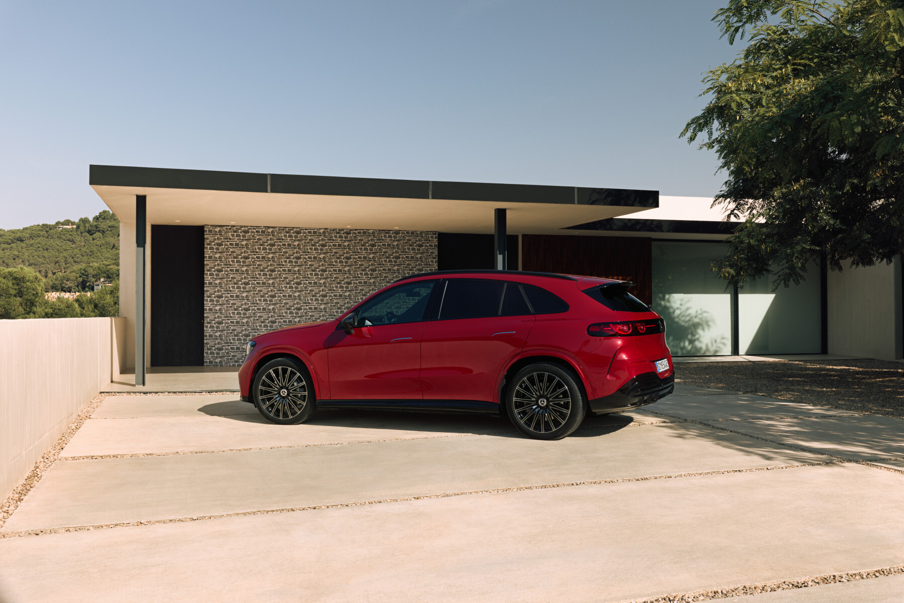 Mercedes GLC EQ sylwetka