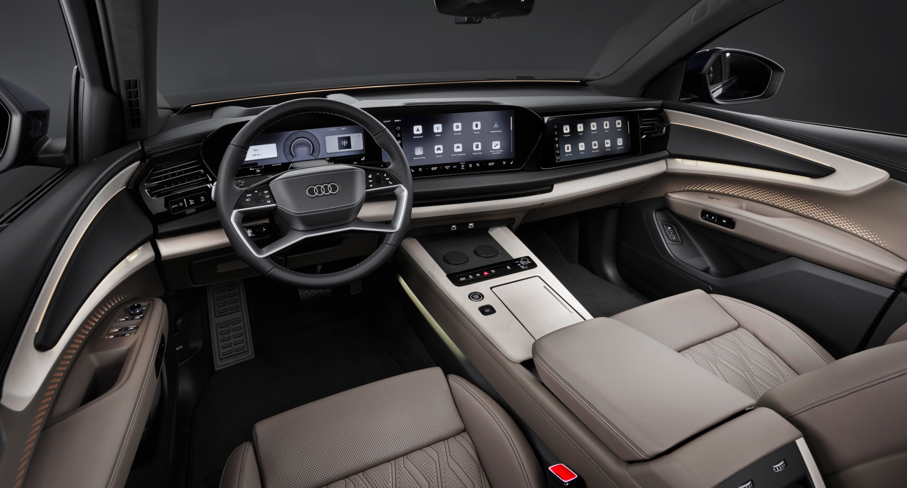 Audi Q9 kokpit