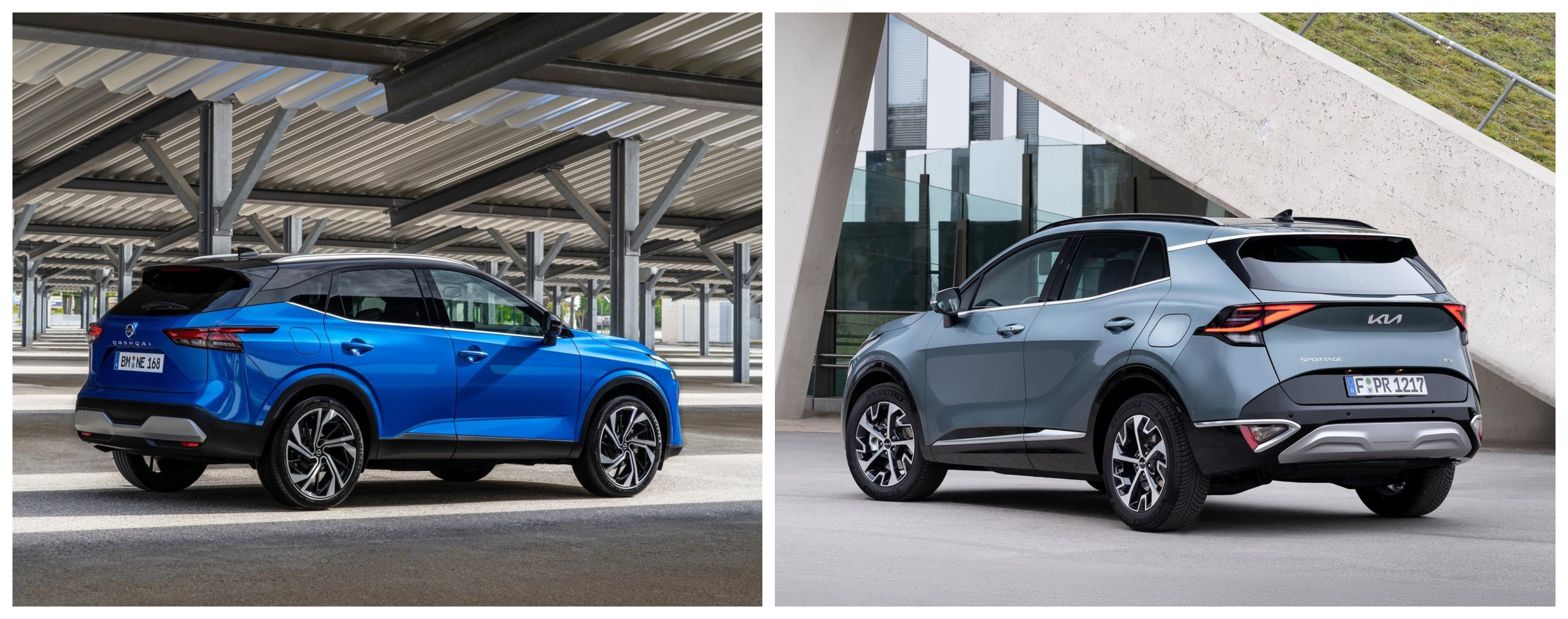 Nissan Qashqai 2022 vs Kia Sportage 2022