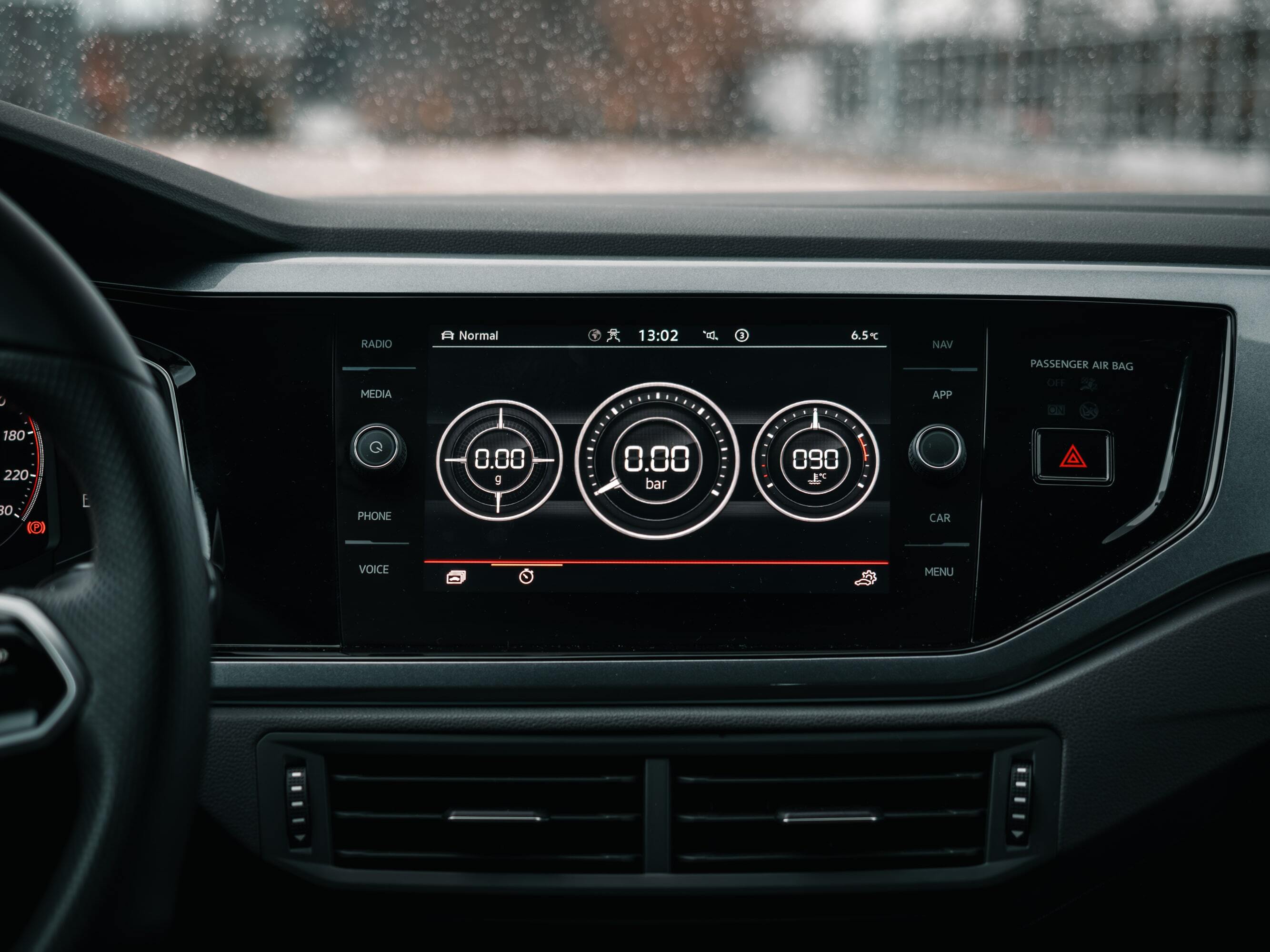VW Polo GTI klasyczne wnętrze