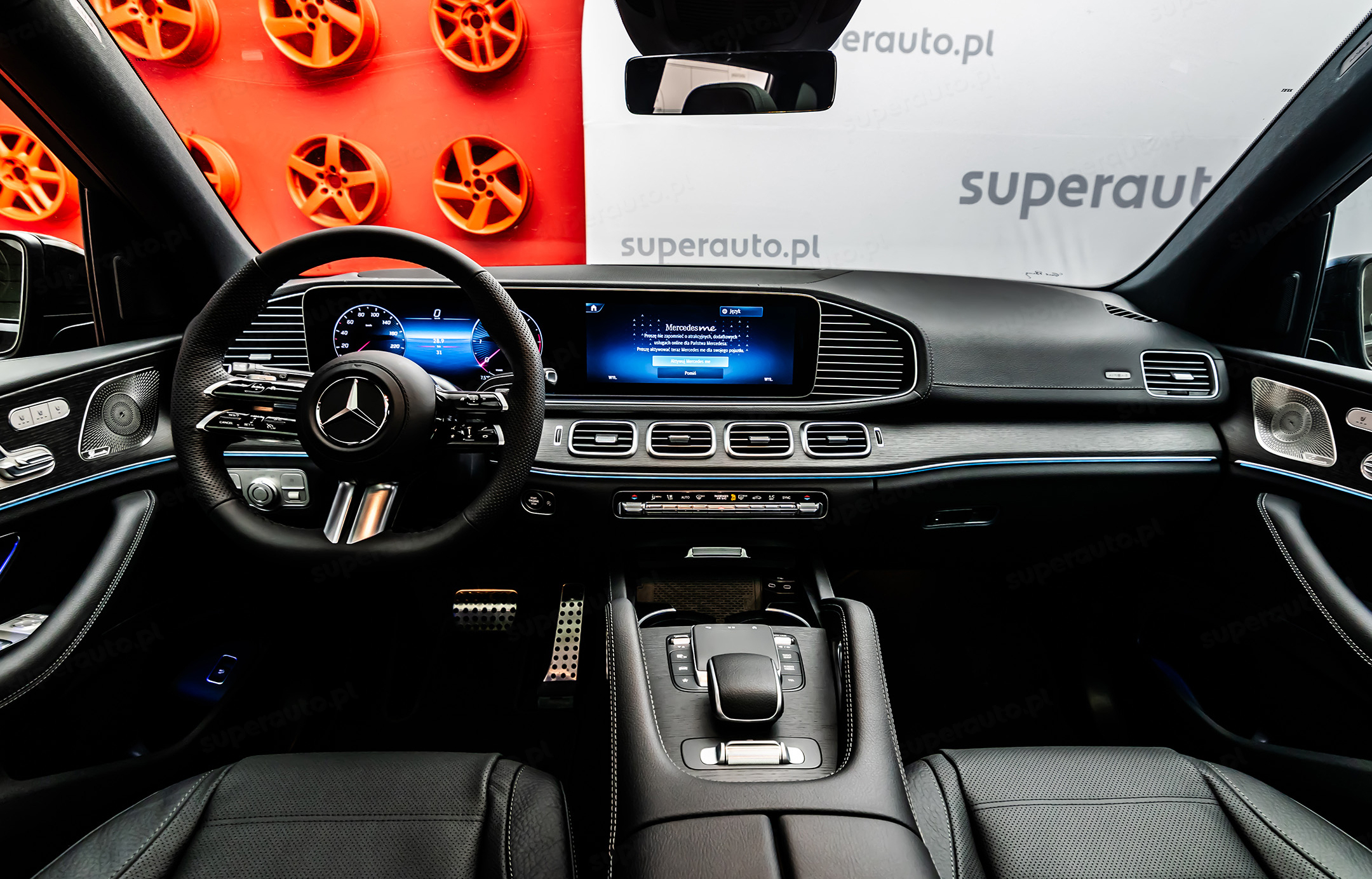 Mercedes GLS wnętrze