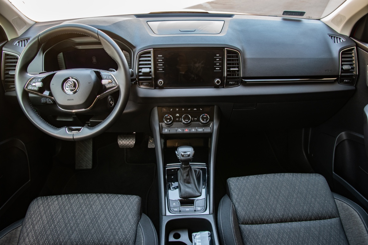 Skoda Karoq wnętrze
