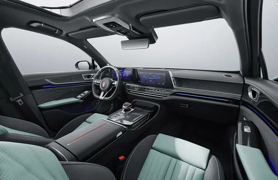 hongqi h9 wnętrze