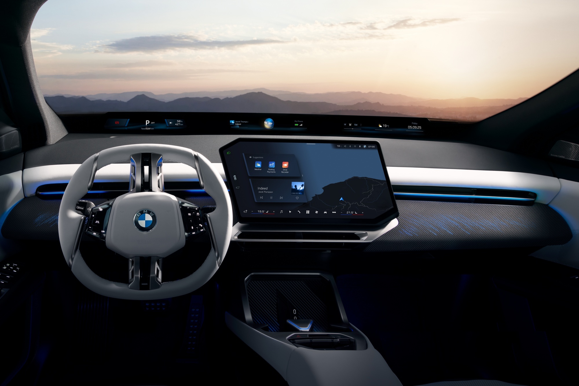 BMW iX3 wnętrze