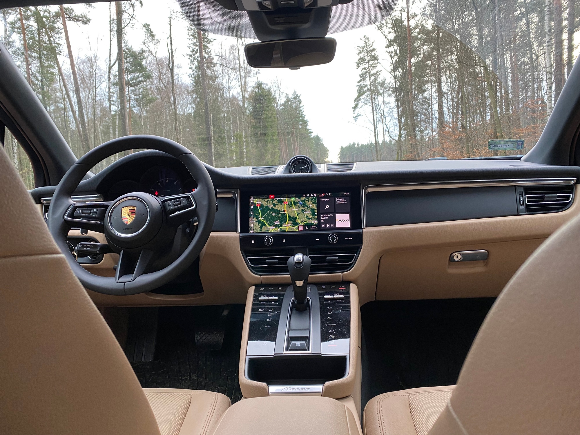 Porsche Macan wnętrze