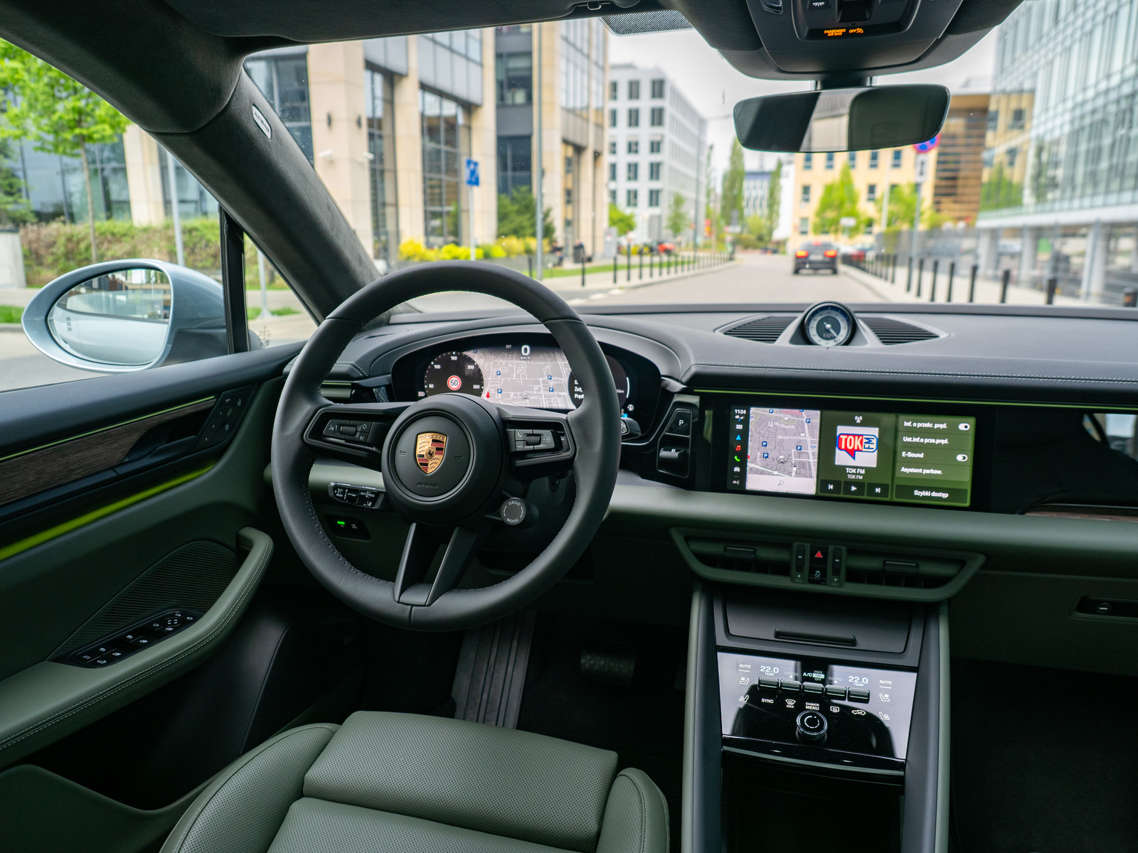 Test porsche Macan 4 wnętrze