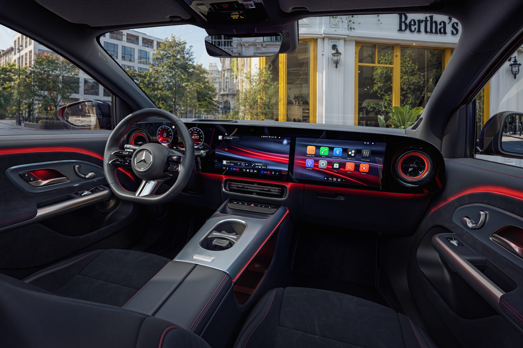 Mercedes GLA wnętrze