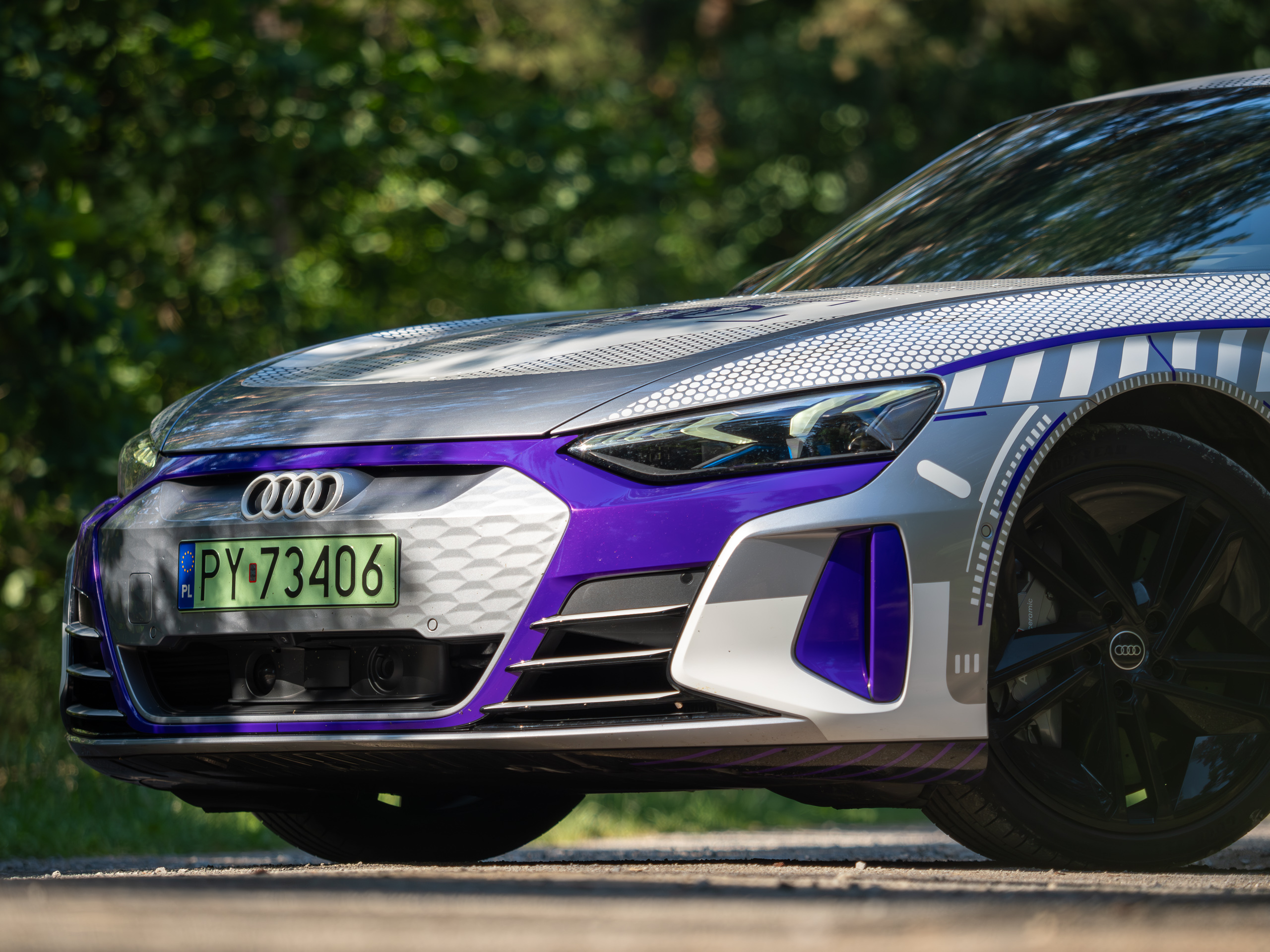 Audi RS e tron gt ice race