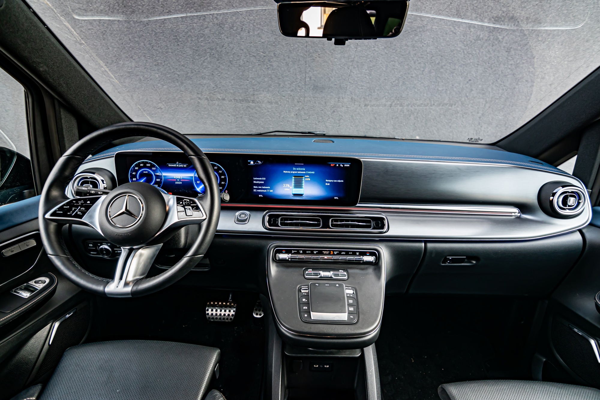 Mercedes EQV wnętrze