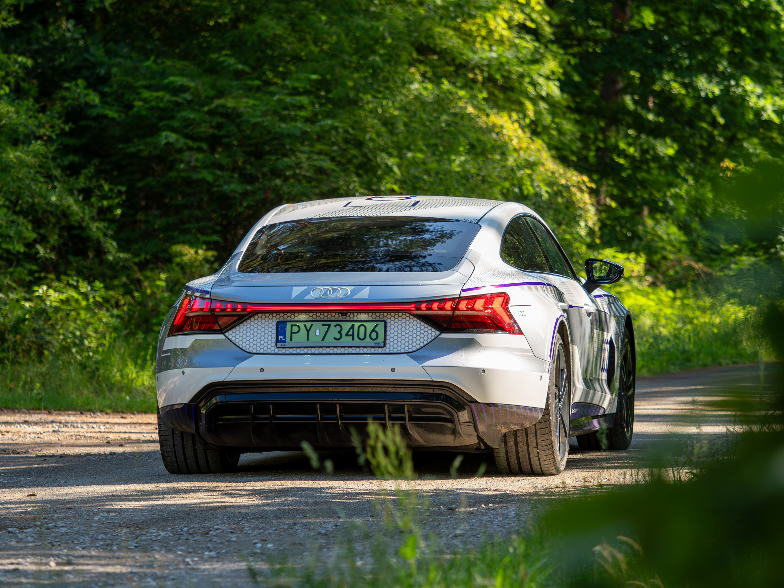 Audi RS e tron gt ice race