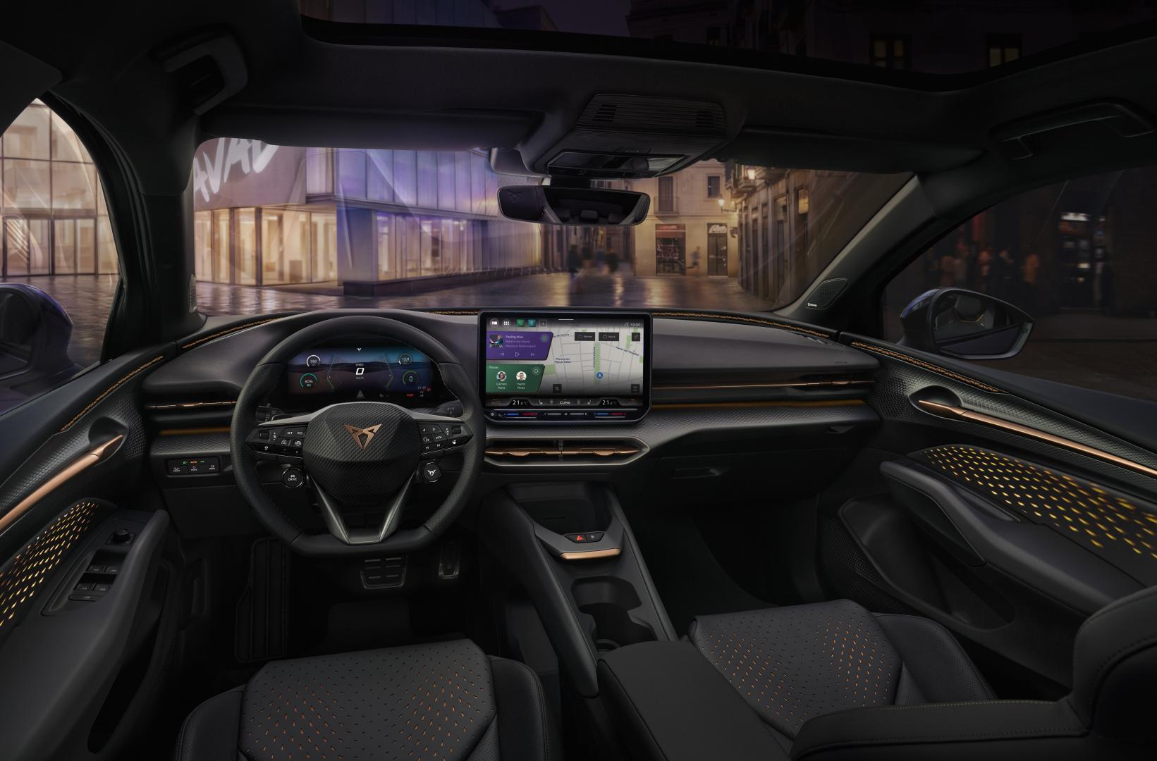 Cupra Raval wnętrze