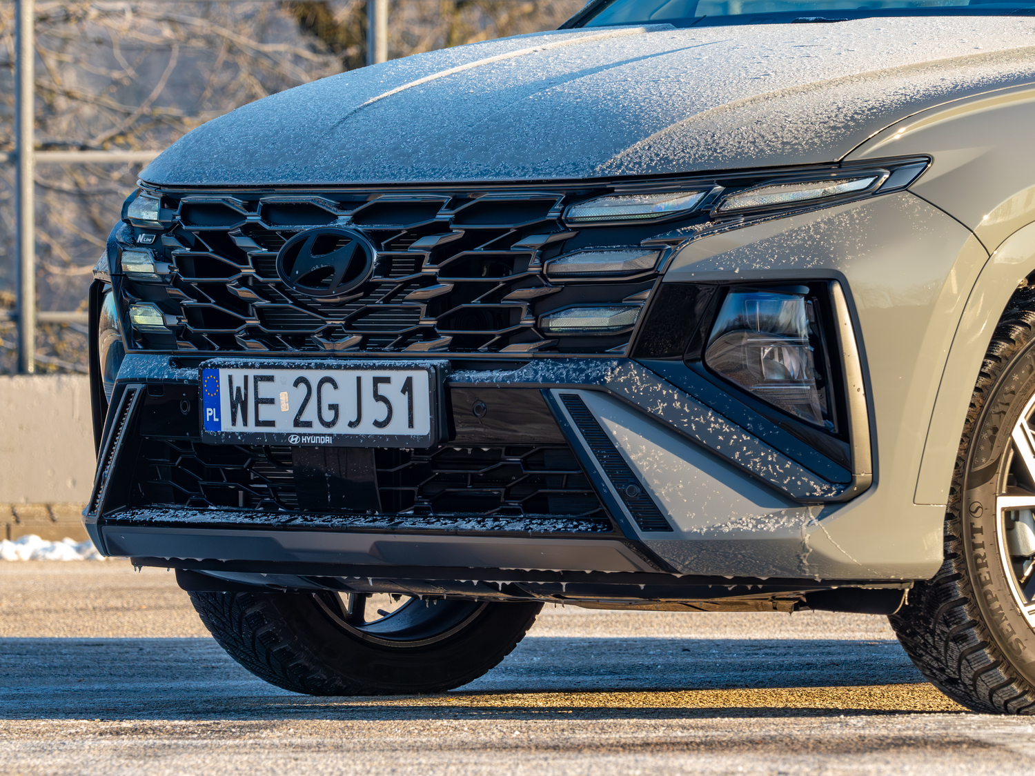 Hyundai Tucson PHEV grill, reflektory LED