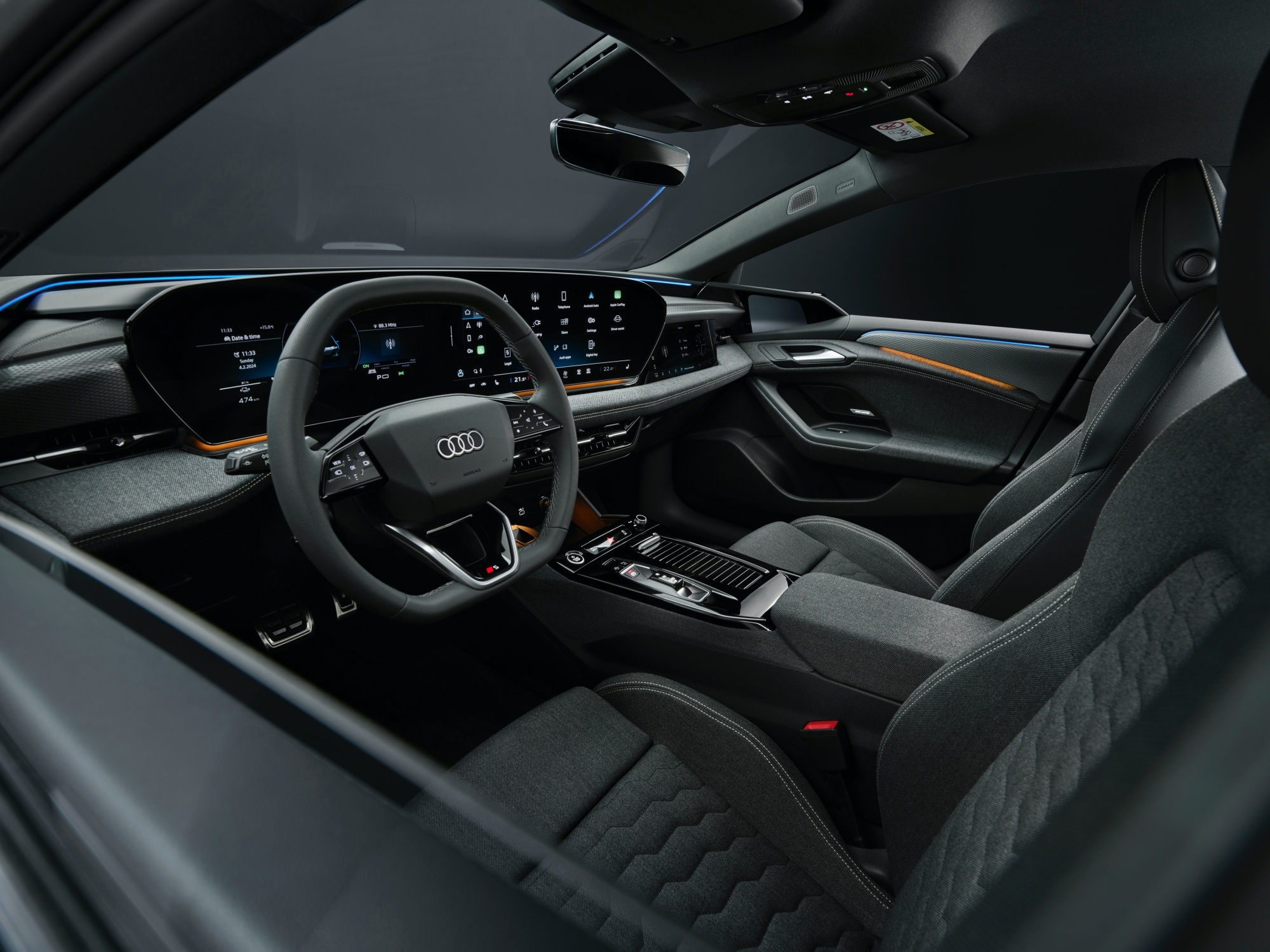 Audi A6 e-tron wnętrz