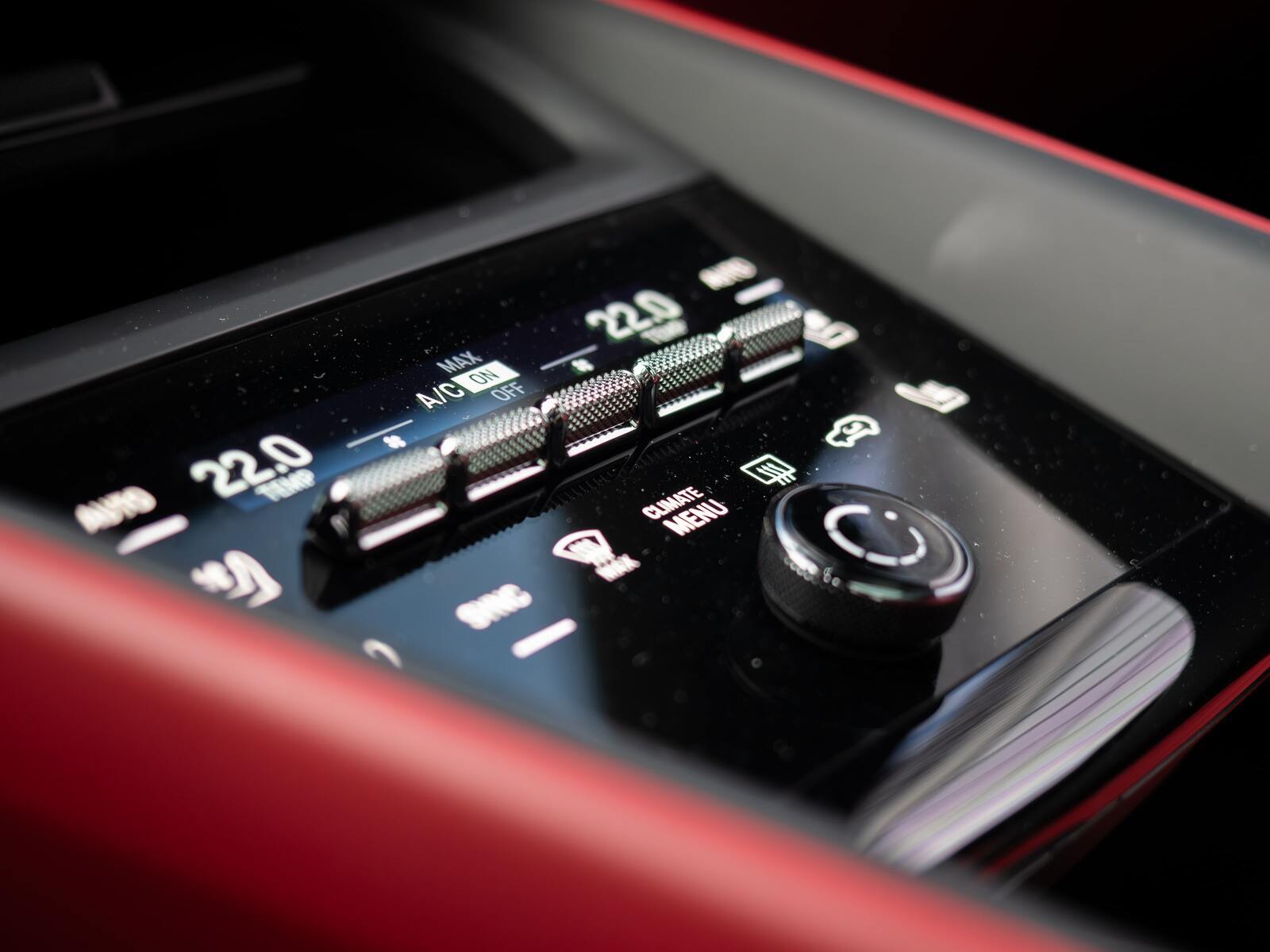 Nowy Porsche Macan panel sterujący