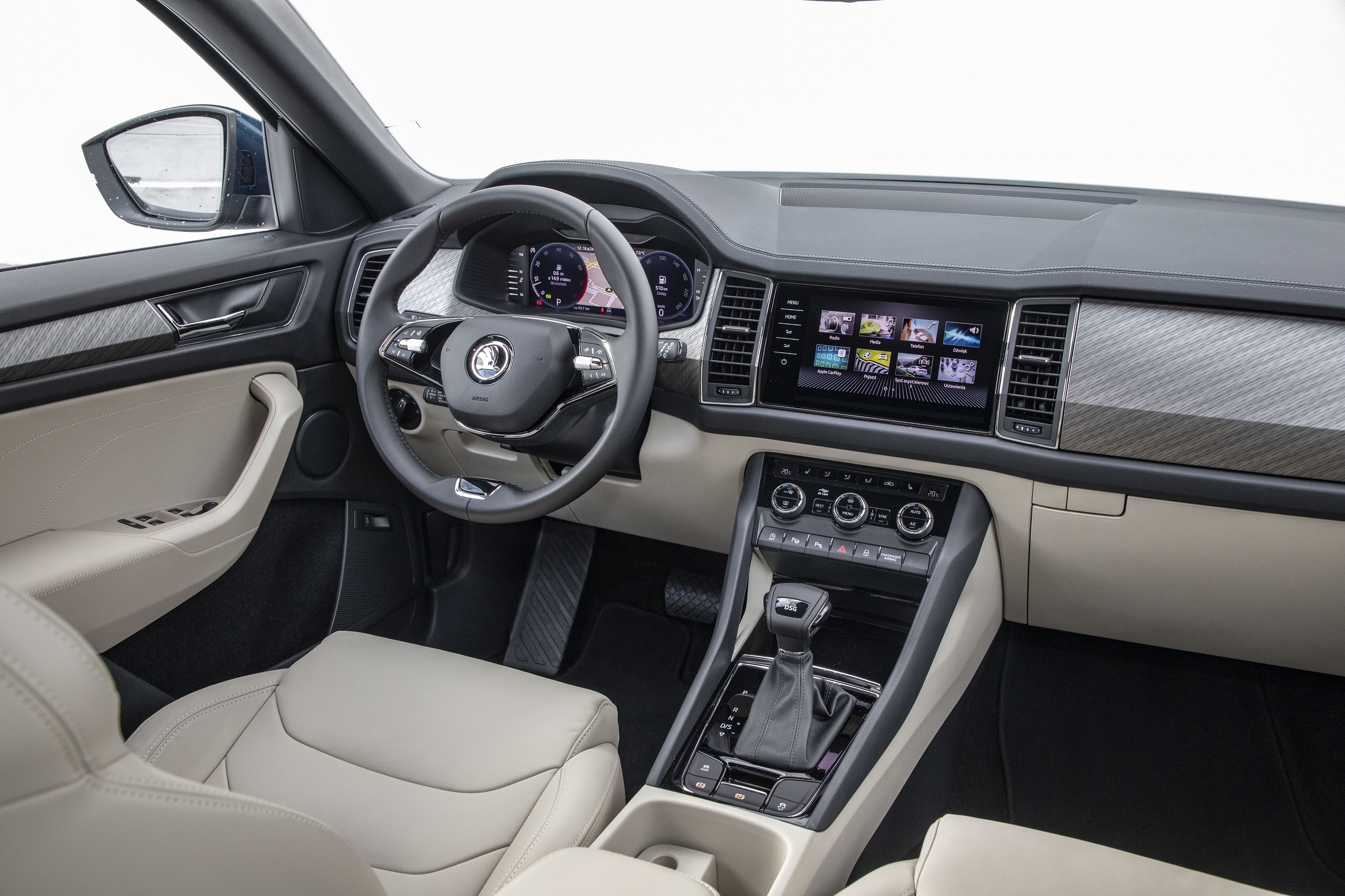 Skoda Kodiaq wnętrze