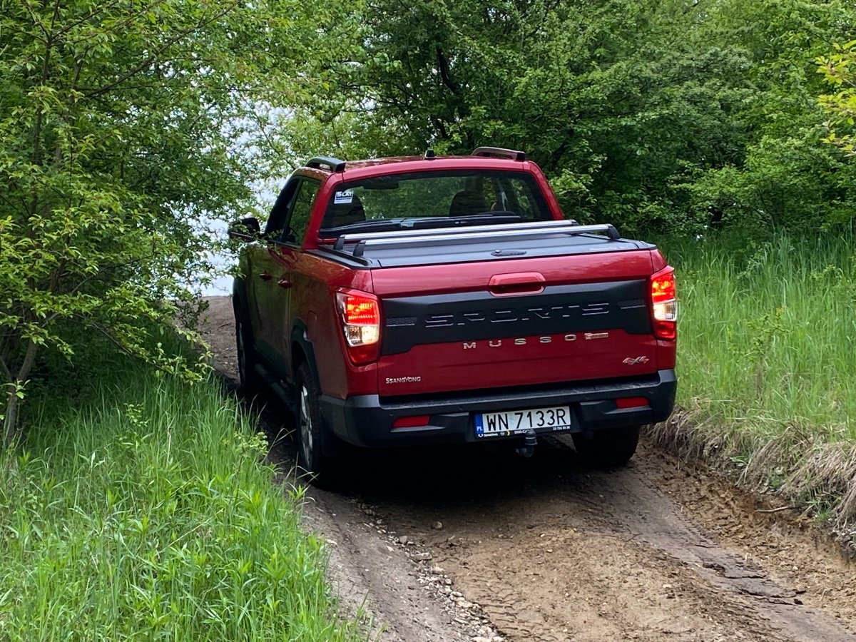 SsangYong Musso w terenie