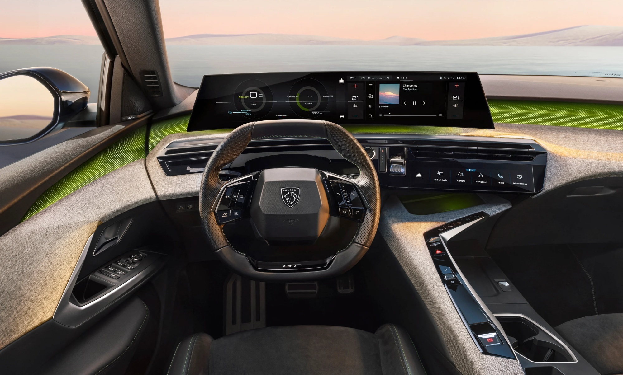 Peugeot 5008 kokpit