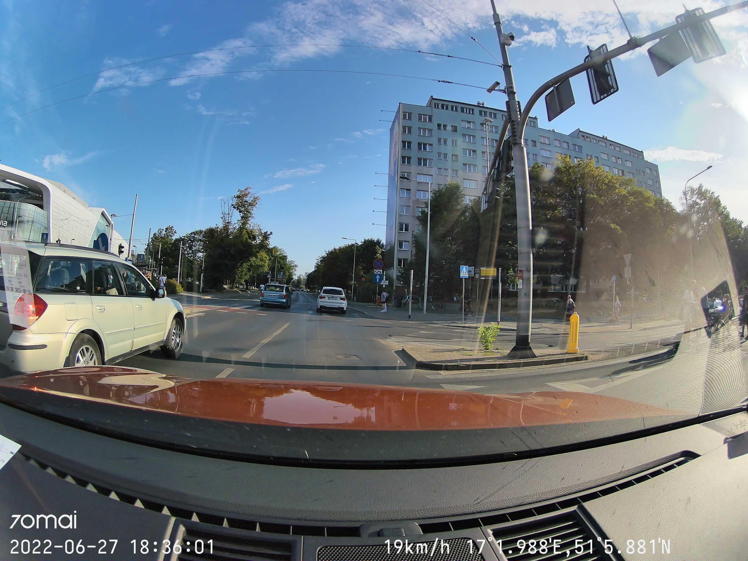 70mai M500 - zdjęcie za dnia