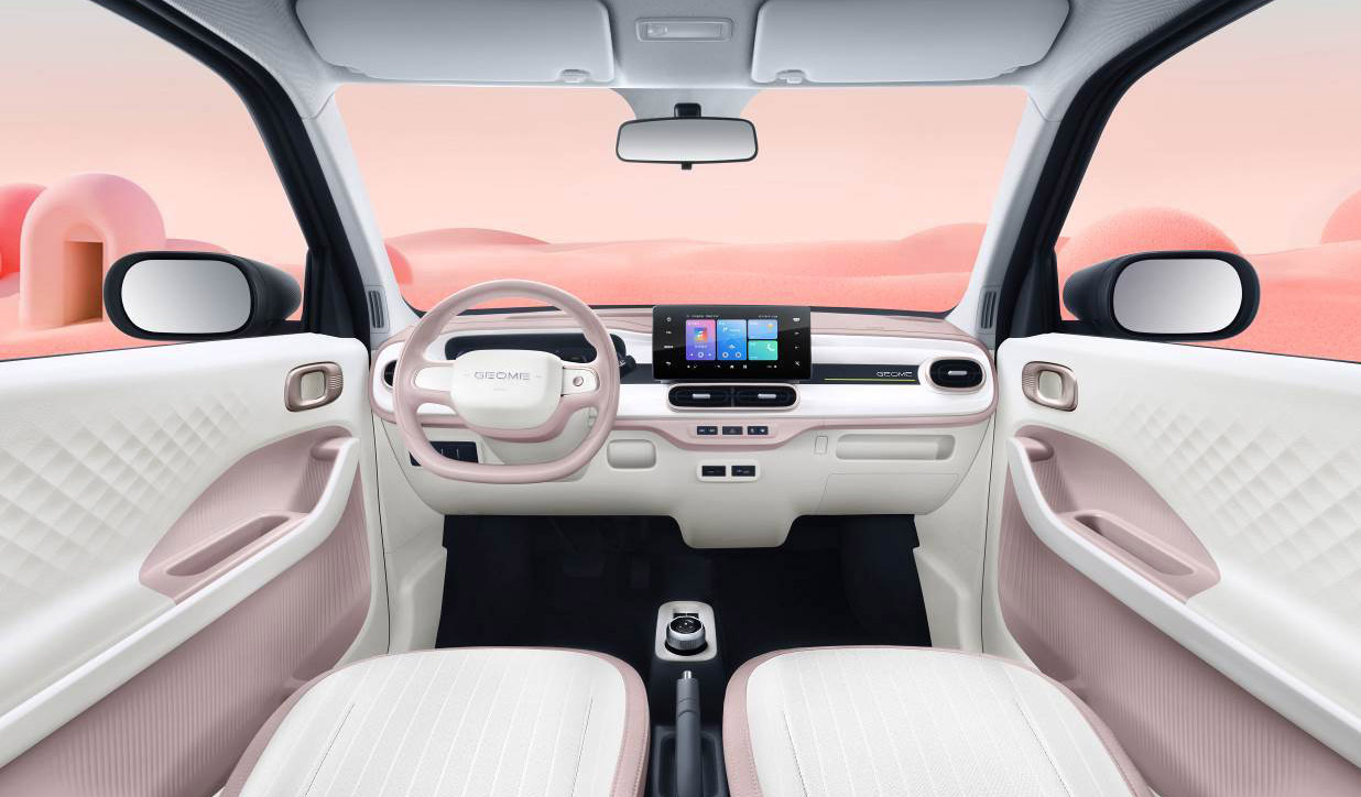 geely panda mini wnętrze