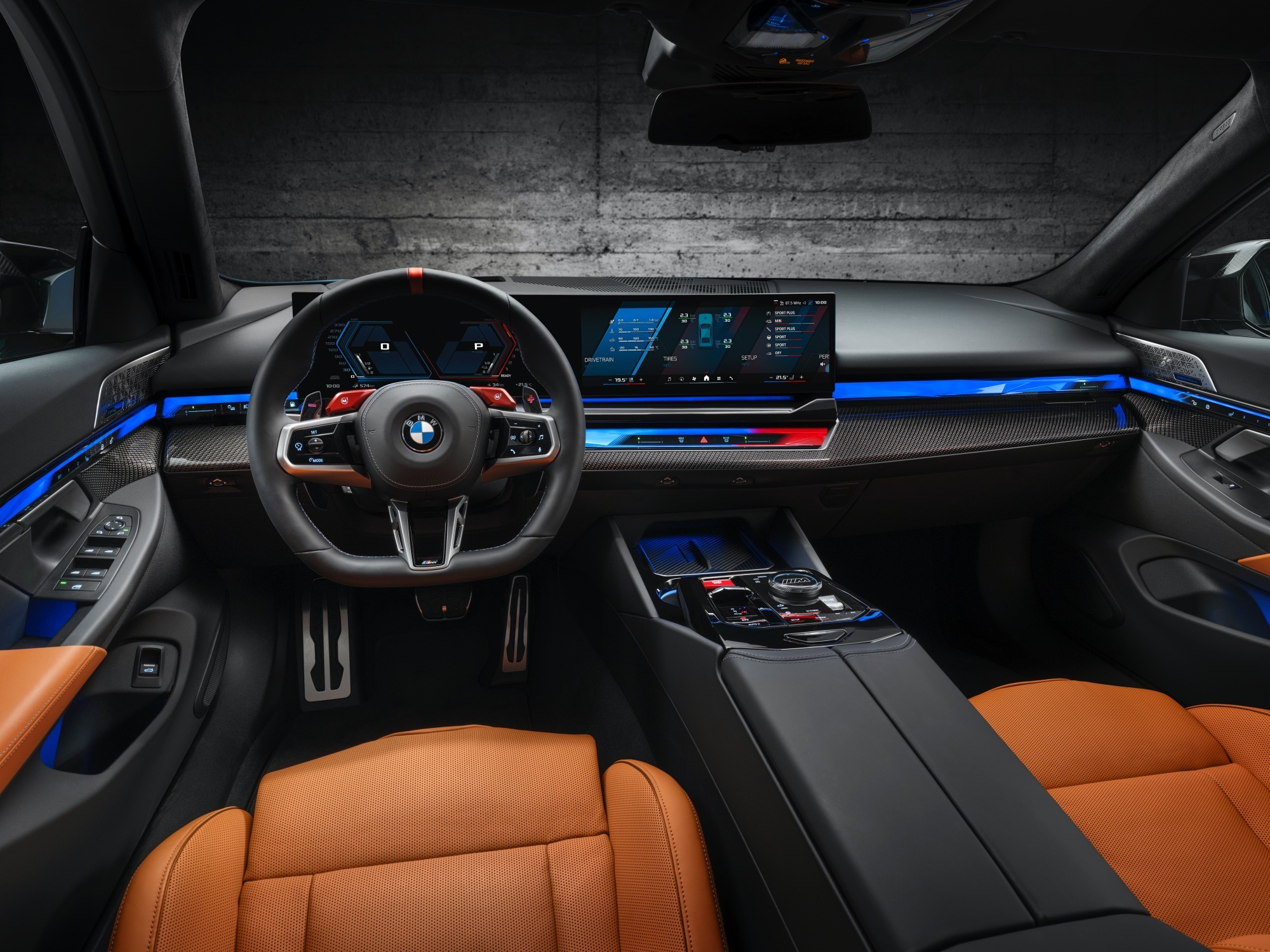 BMW M5 wnętrze