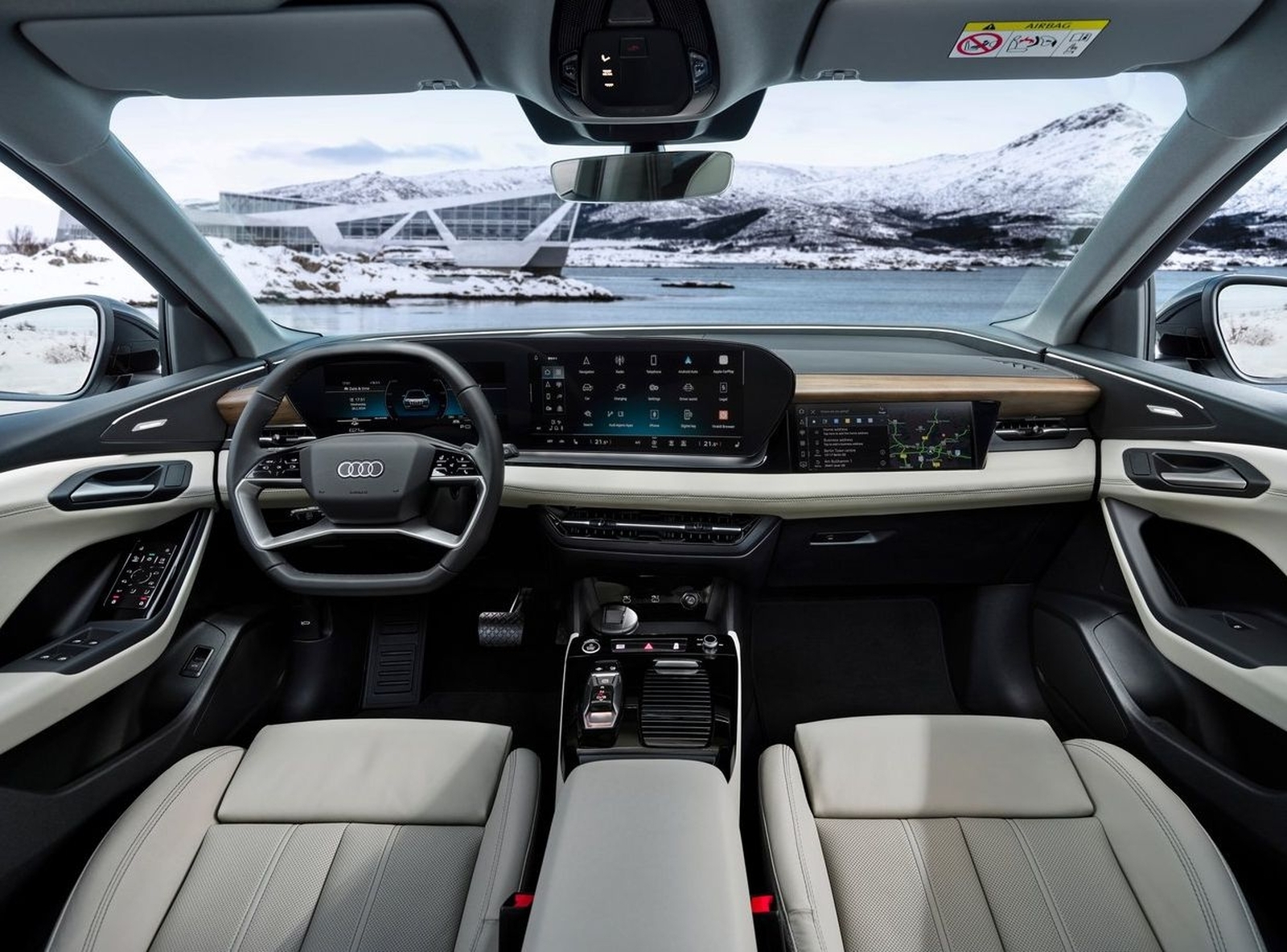 Wnętrze audi q6 e tron