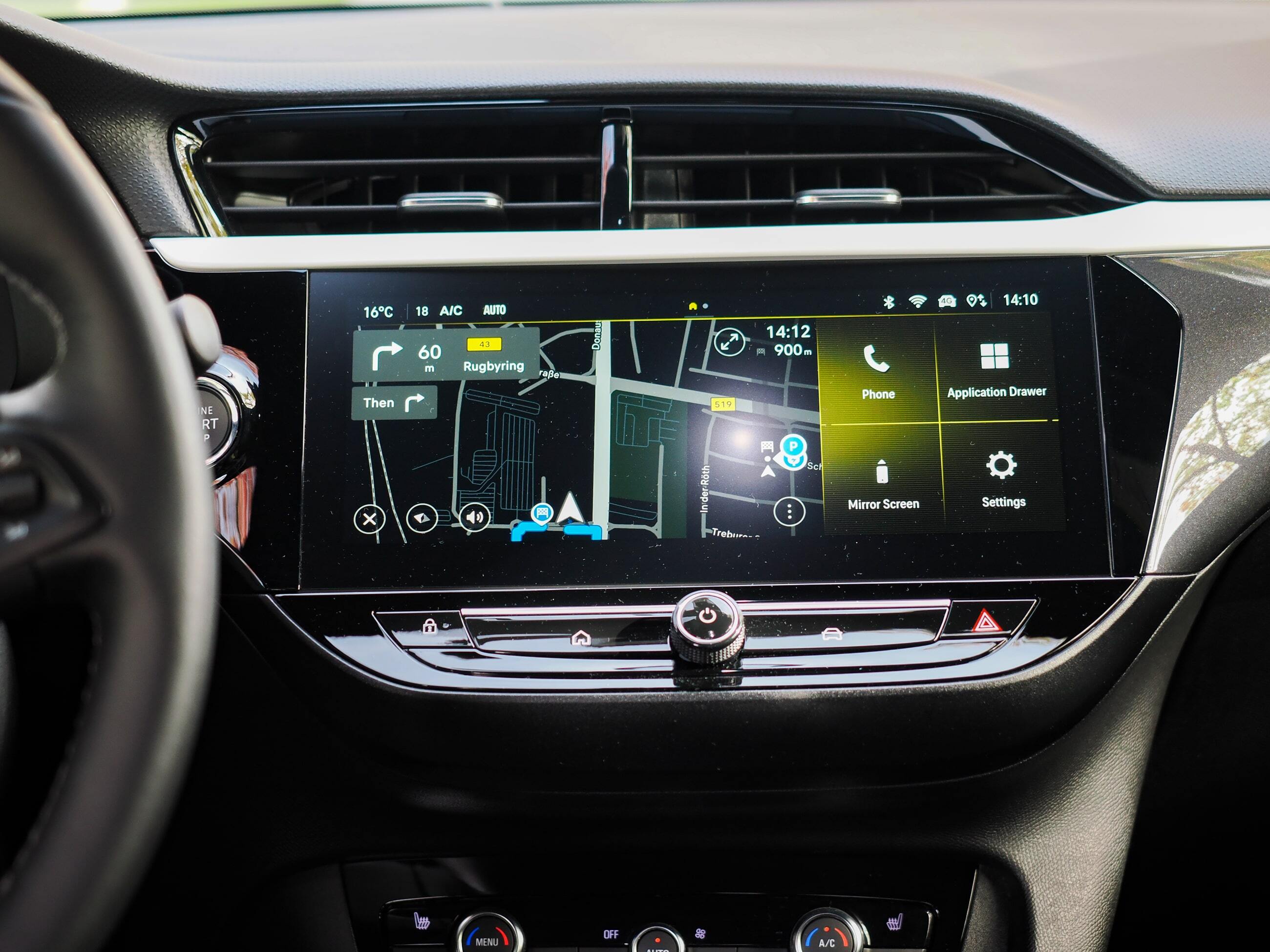 Opel Corsa electric kokpit