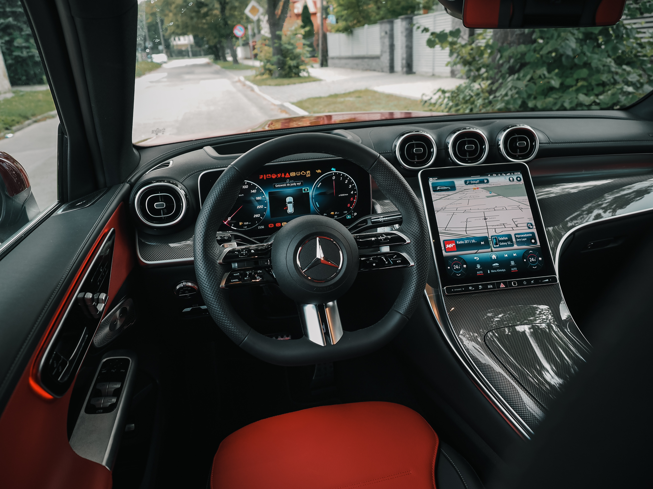 Wnętrze Mercedes GLC 300de