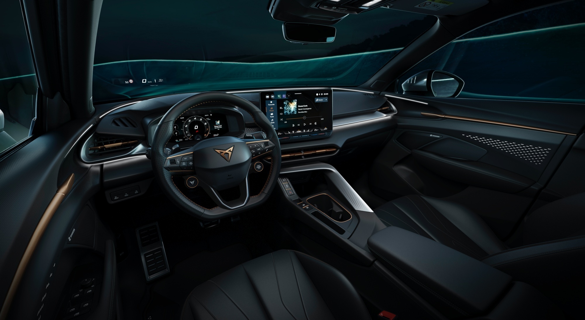 Cupra Terramar wnętrze