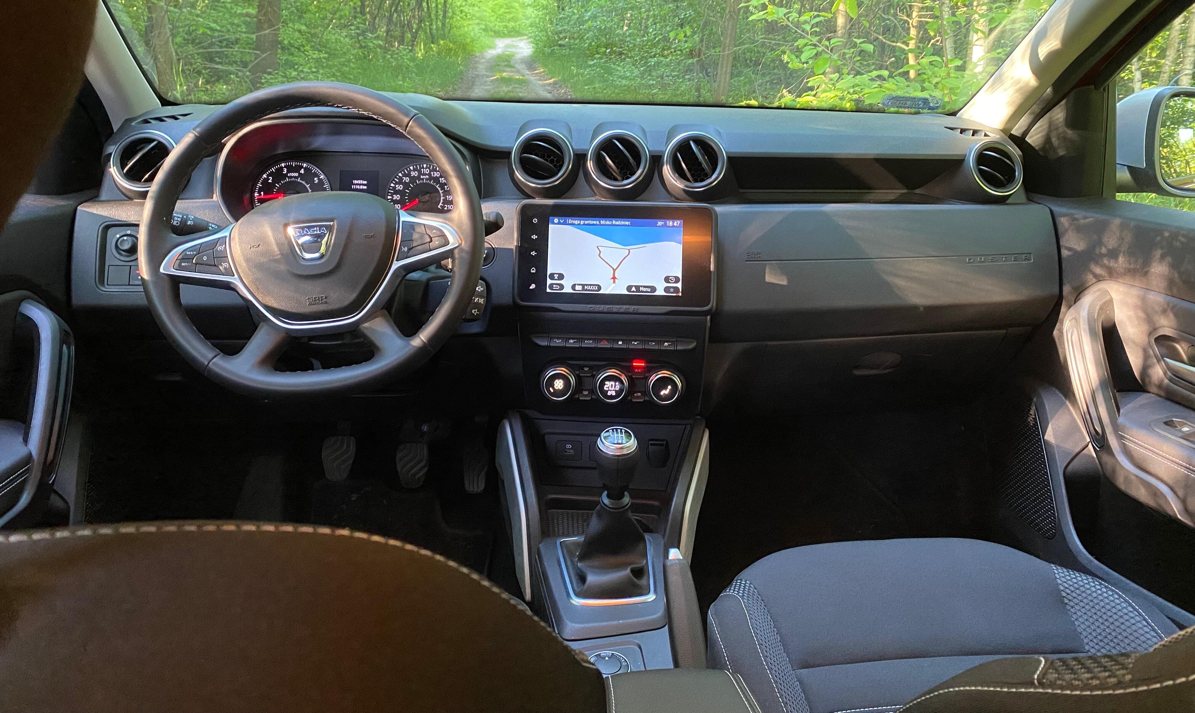 Duster FL wnętrze