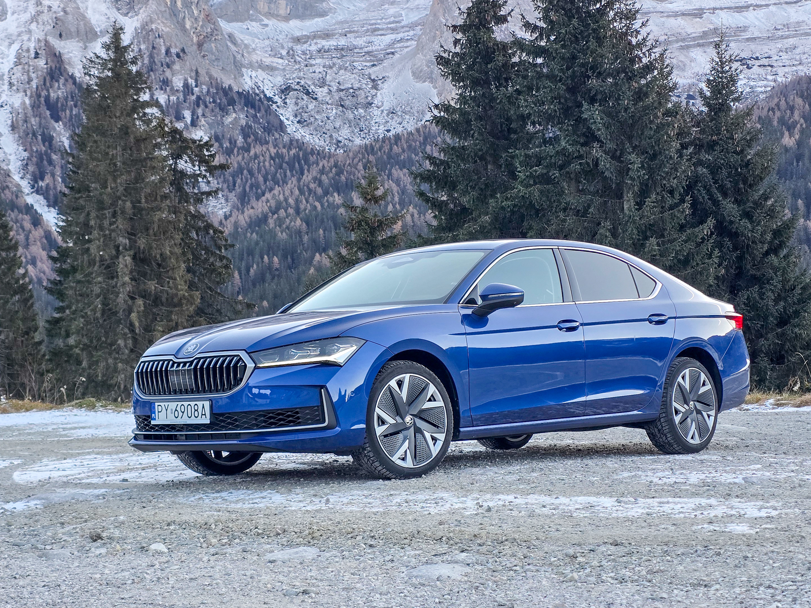 Skoda 4x4 Superb test terenowy dolomity