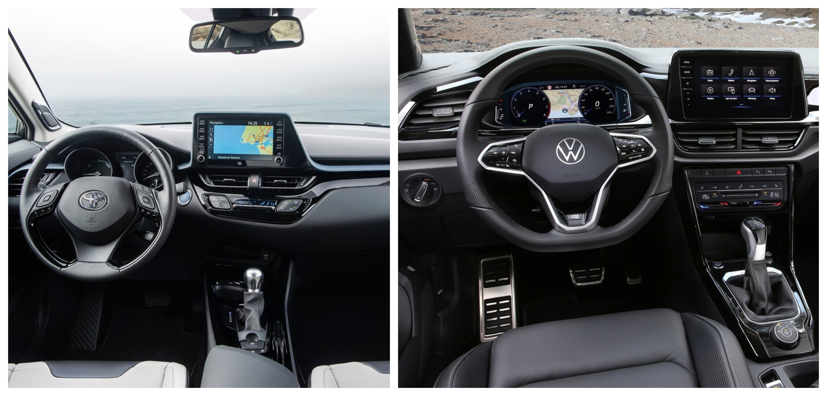 Toyota C-HR 2022 vs VW T-Roc 2022