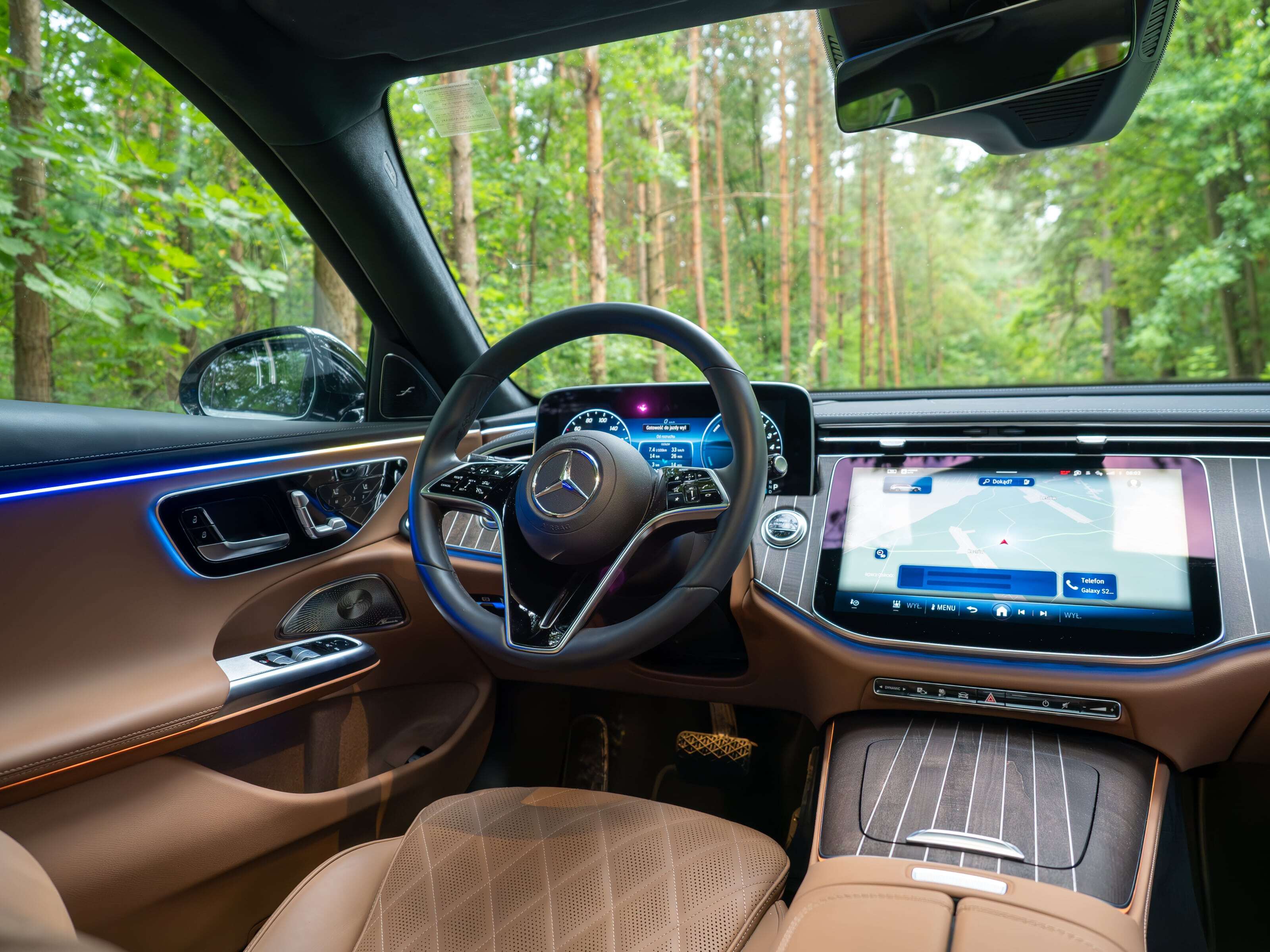 Mercedes klasa E All terrain wnętrze