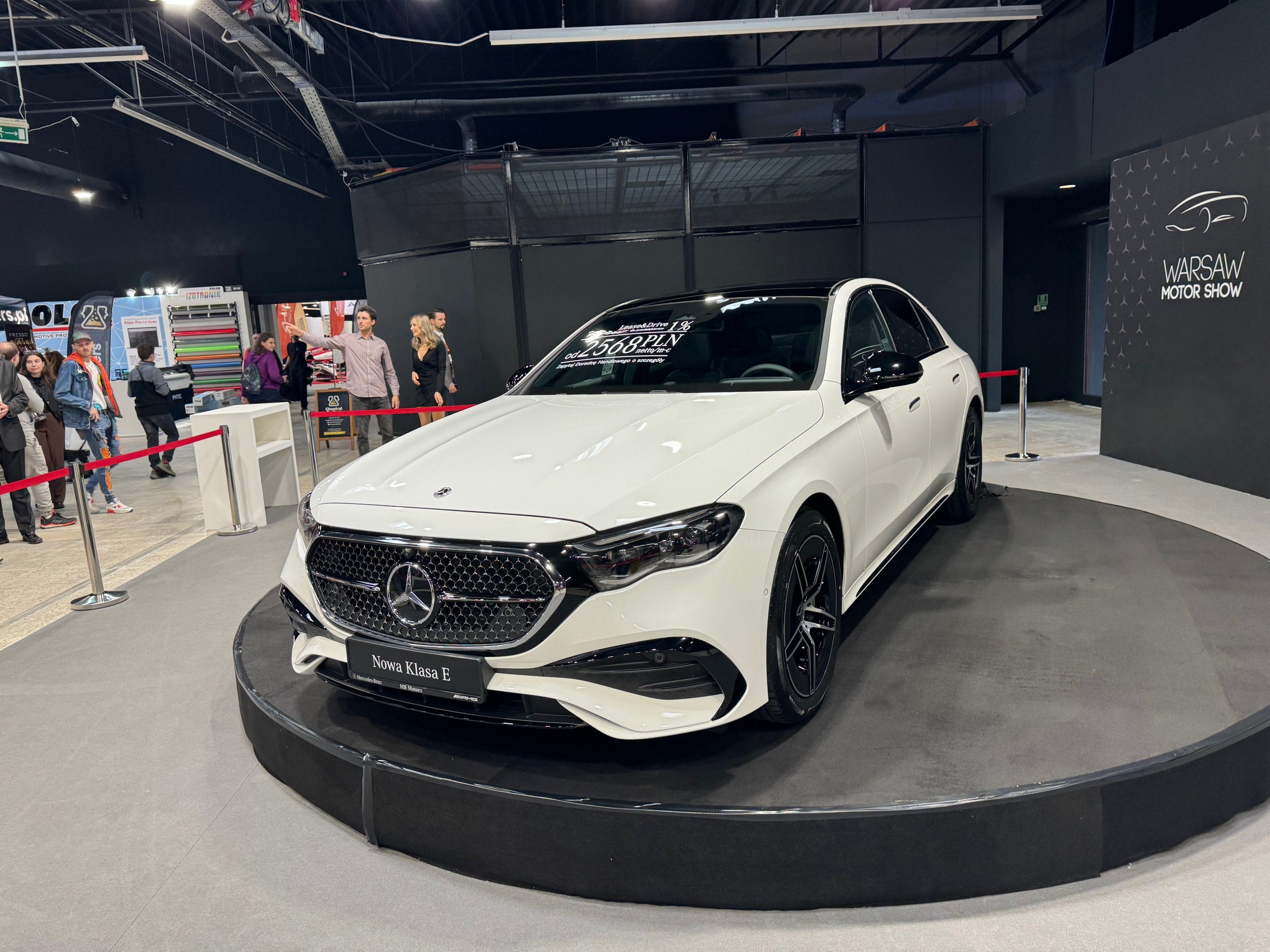 Mercedes Klasy E W214 na Warsaw Motor Show 2023