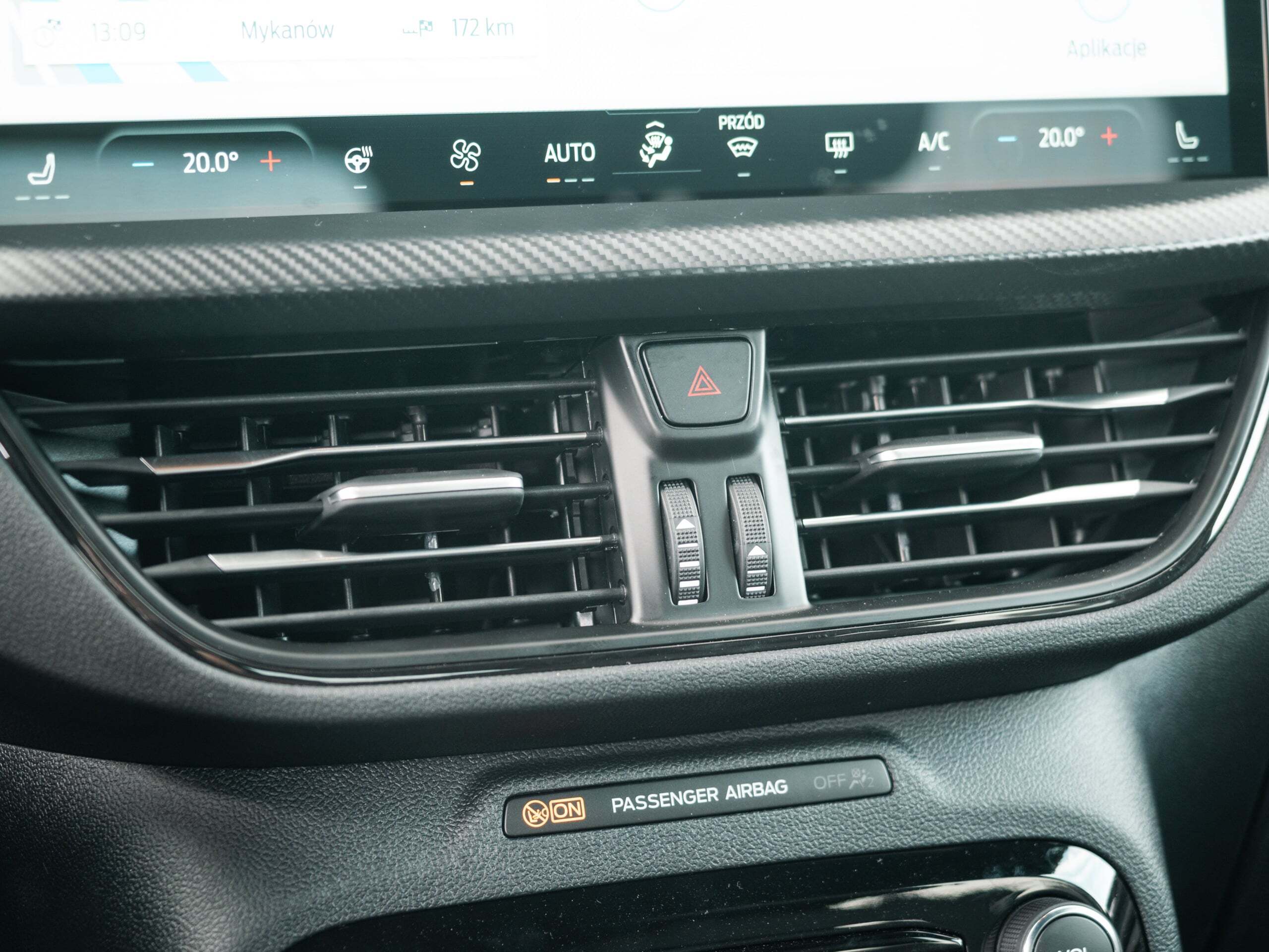 Wnętrze Ford Kuga po liftingu