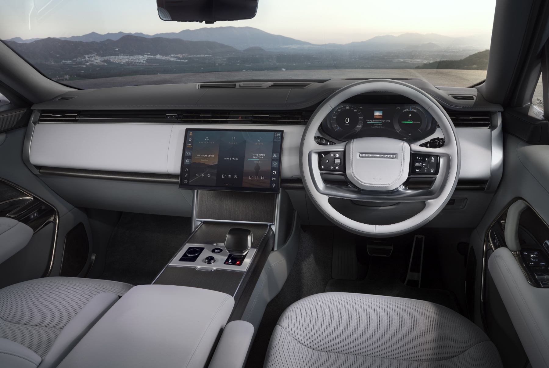 Range Rover Electric wnętrze