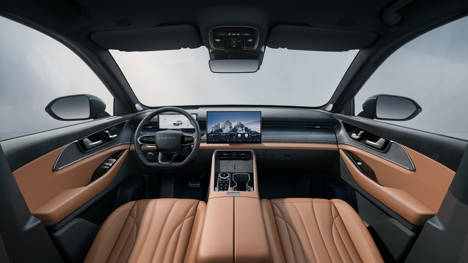 Chery Tiggo 9 wnętrze