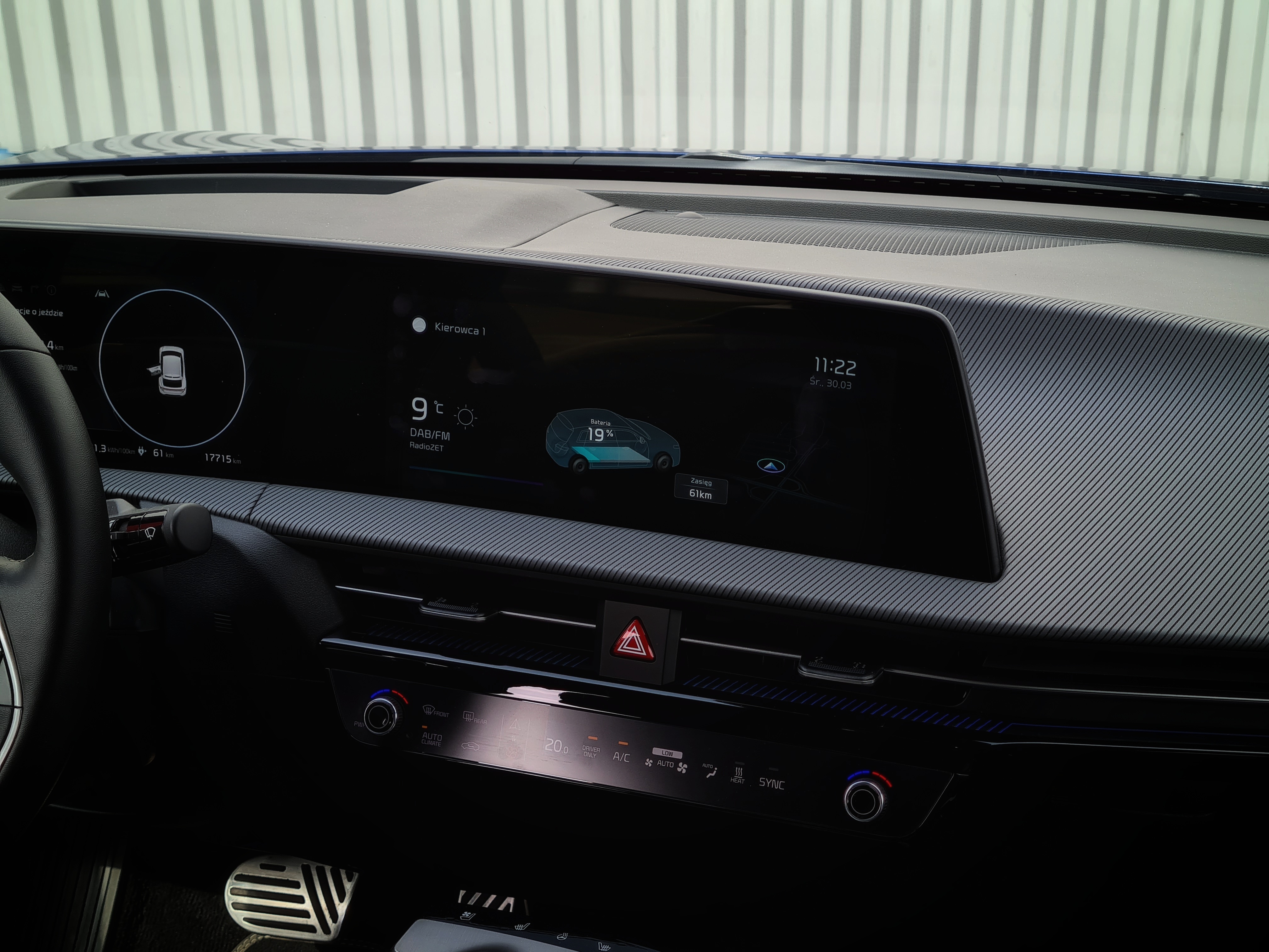 KIA EV6 kokpit