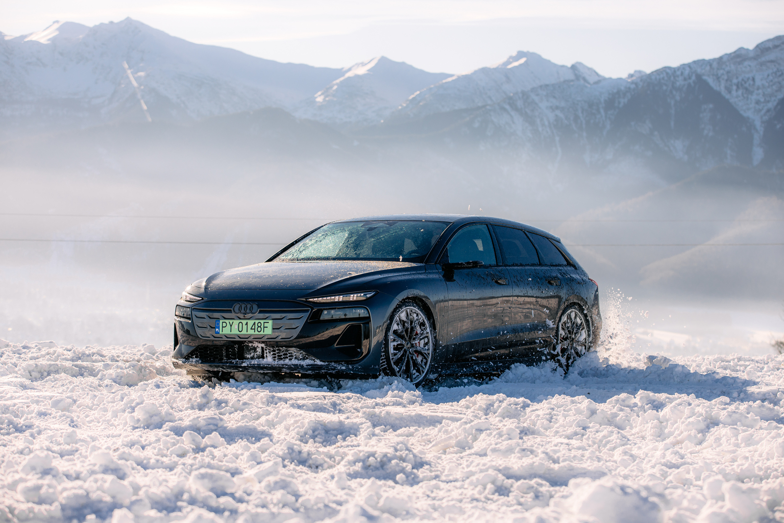 Audi A6 e-tron Avant ile zasięgu zimą