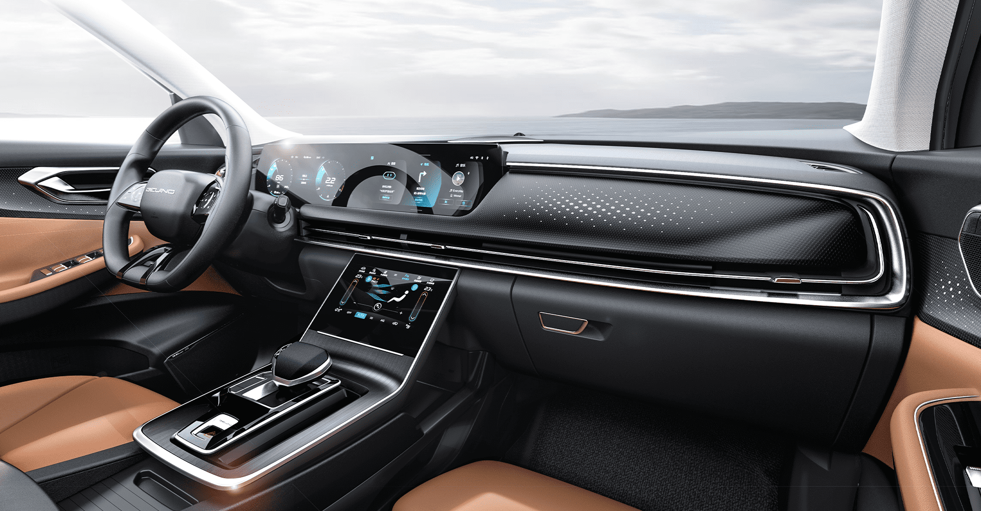 BAIC Beijing 7 wnętrze