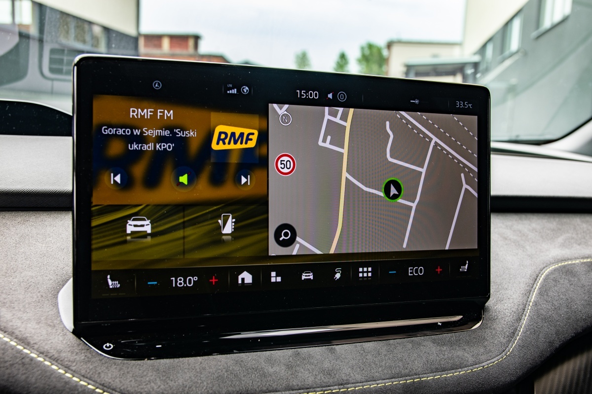 Skoda Enyaq Coupe multimedia