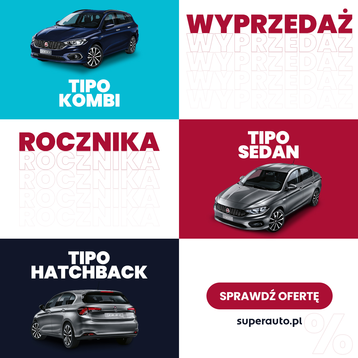 Fiat Tipo 2020 wyprzedaż rocznika