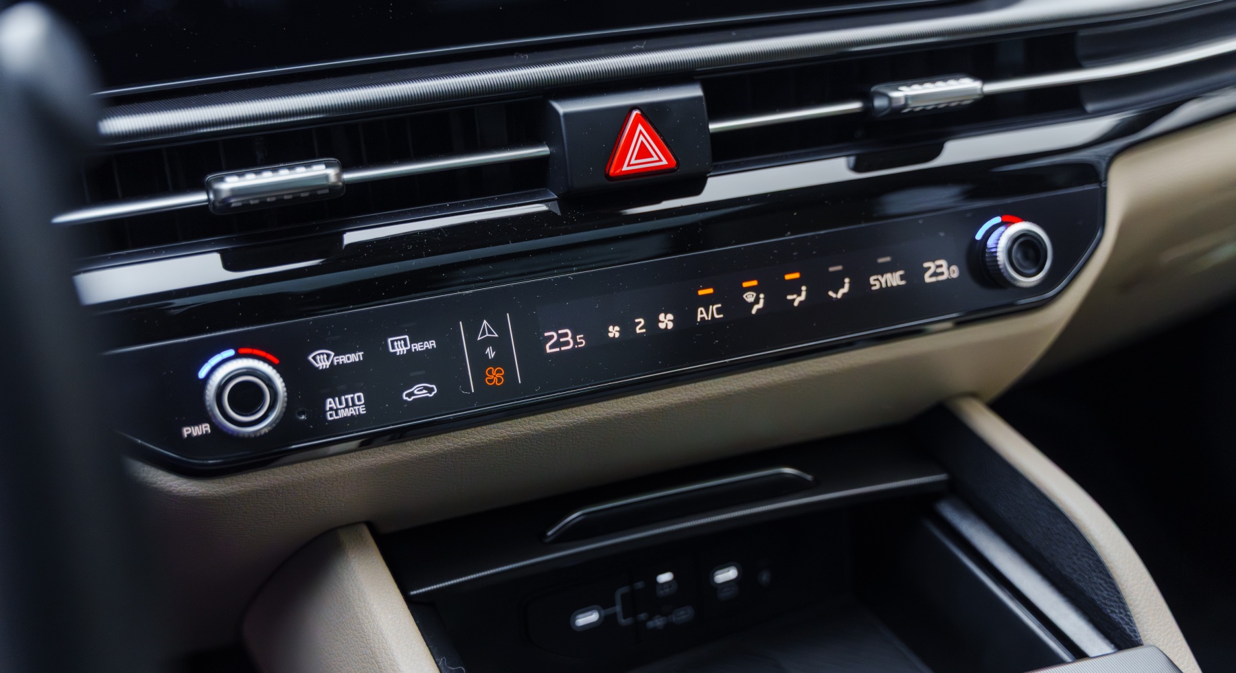 Kia Sportage panel klimatyzacji